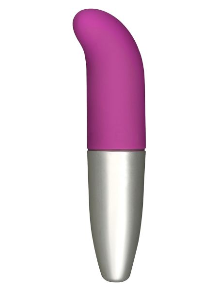 Mały masażer punktu G mini wibrator 12cm fioletowy - 3