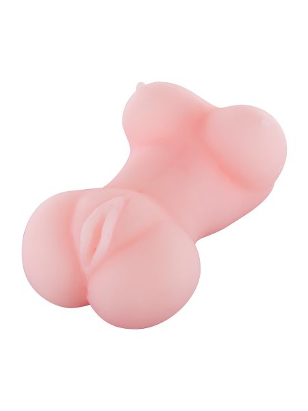 Sztuczna wagina cipka tors z piersiami masturbator - 5