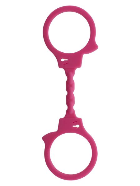 Kajdanki silikon miękkie rozciągliwe bondage BDSM - 2