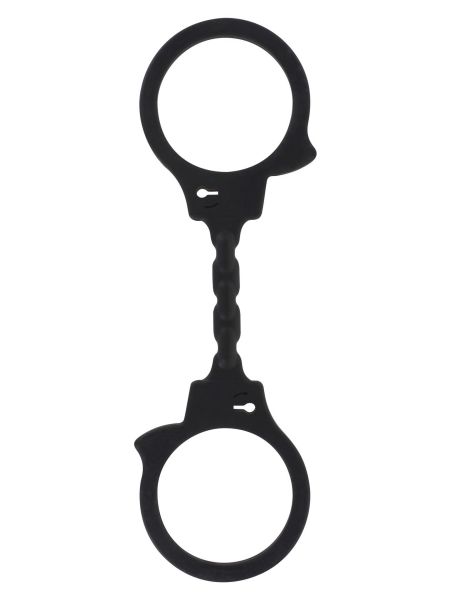 Kajdanki silikon miękkie rozciągliwe bondage BDSM - 2