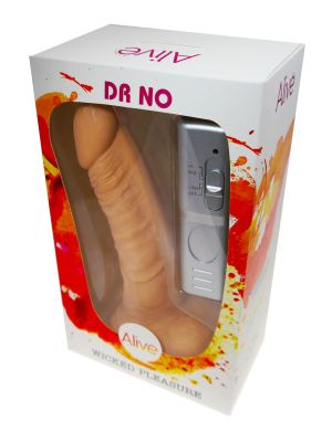 Penis z przyssawką pilotem realistyczny dildos - image 2