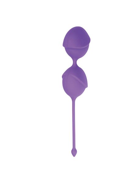 Kulki gejszy kegla stymulujące waginalne analne fioletowe - 2