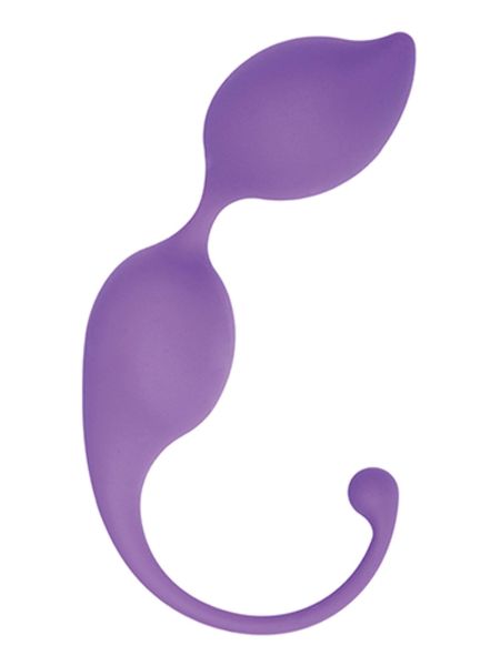 Wibrujące kulki orgazmowe gejszy waginalne analne fioletowe - 2
