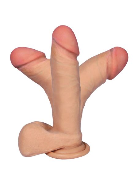 Dildo realistyczne - penis cyberskóra z przyssawką 20 cm - 4