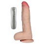 Realistyczne dildo penis z jądrami wibracje rotacja 21cm - 8