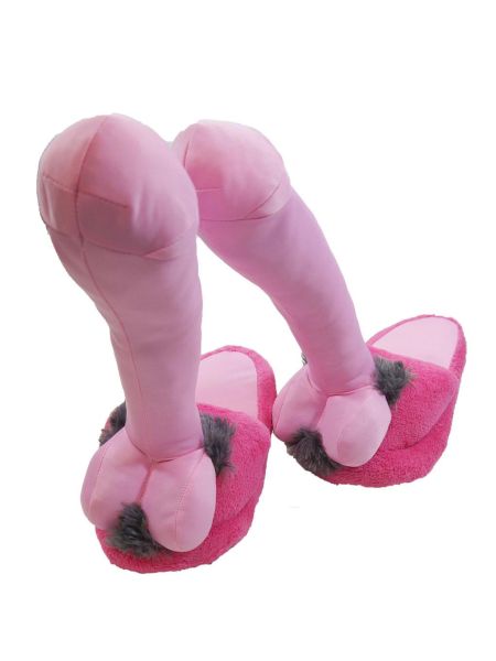 Kapcie pluszowe penis 29cm śmieszny prezent 18 - 2