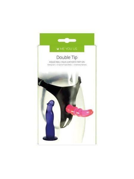 Strapon dla kobiet sex lesbijski 2 dildo 18cm - 3