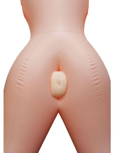 Lalka 3D dmuchana pochwa anus cyberskóra wibracje - 10