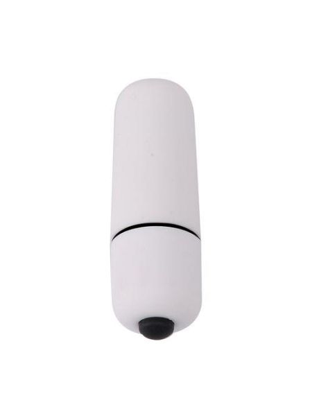 Mini wibrator mały sex masażer łechtaczki 5 cm biały - 2