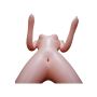 Lalka 3D do sexu dmuchana - nadmuchiwana 3 otwory - 9