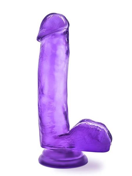 Penis żelowy gruby dildo z mocną przyssawką 18 cm - 2