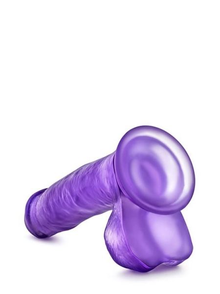 Penis żelowy gruby dildo z mocną przyssawką 18 cm - 4