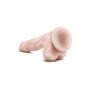 Realistyczny penis z przyssawką jądrami dildo 19cm - 5