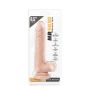 Realistyczny penis z przyssawką jądrami dildo 19cm - 2