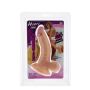 Realistyczne wygięte dildo przyssawka do ściany 16cm - 4