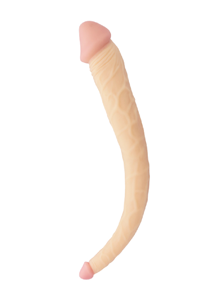 Dildo dwustronne analne waginalne podwójne 38cm - 4