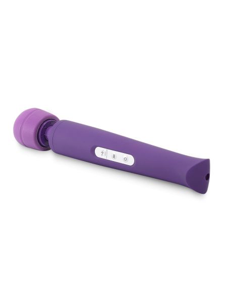 Duży mocna masażer orgazmowy łechtaczki USB 10 trybów fioletowy - 2