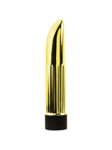 Elegancki złoty mini wibrator dla początkujących 13cm - 3