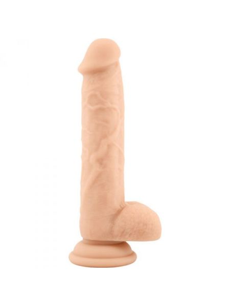 Realistyczne dildo mocna przyssawka silikon 21cm - 2