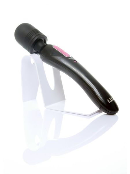 Stymulator łechtaczki masażer wibrator 2w1 24cm USB czarny - 4