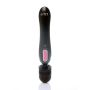 Stymulator łechtaczki masażer wibrator 2w1 24cm USB czarny - 7