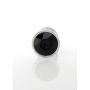 Korek stalowy analny plug ozdobny kryształ 7cm czarny - 5
