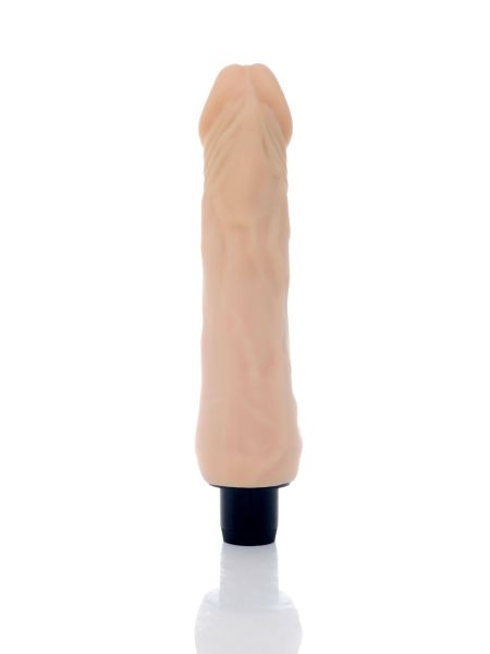 Wibrator realistyczny - wibrujący sztuczny penis cielisty 23 cm - 7