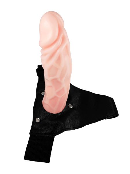 Penis na szelkach sex proteza pusta strapon 16cm - 11