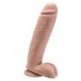 Grube duże dildo realistyczny penis przyssawka 25cm - 3
