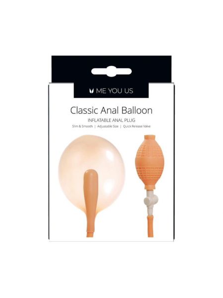 Pompowany balon analny do 32 cm latex/PVC