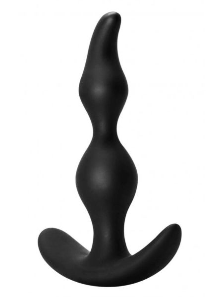 Wąski korek analny dla początkujących plug 11 cm czarny - 3