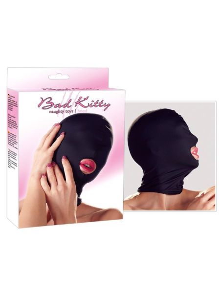 Maska niewolnicza BDSM na głowę twarz oczy bondage - 8