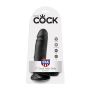 Dildo-COCK 7 INCH W/ BALLS BLACK - 4