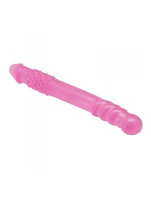 Podwójny penis sex lesbijski realistyczny 25 cm różowy - image 2