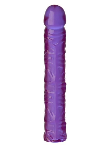 Miękkie elastycznym wałem długie dildo żylaste 25 cm - 3