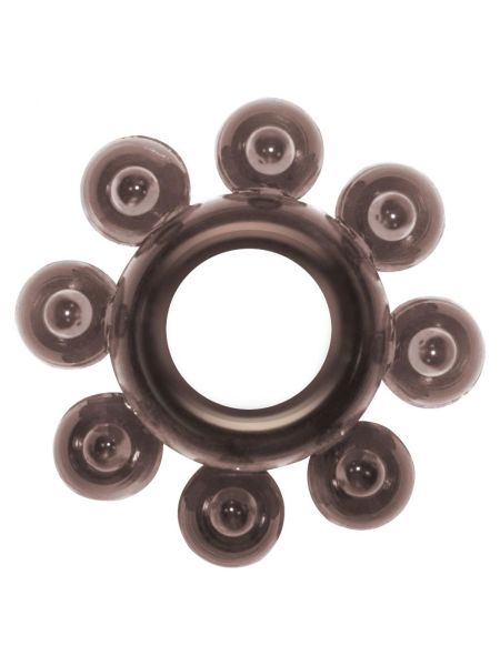 Pierścień ring erekcyjny na penisa mocny wzwód czarny - 2