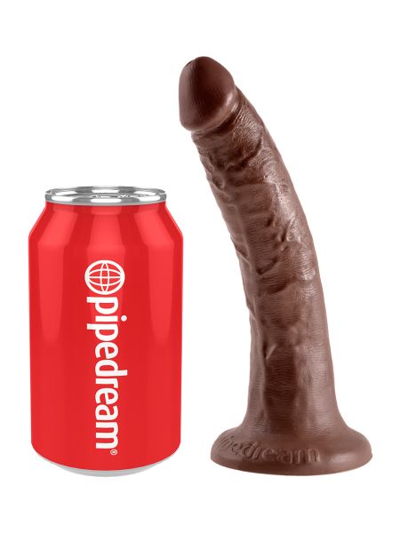 Dildo-COCK 7 INCH BROWN - 6