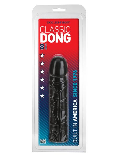Dildo-CLASSIC DONG - 8 INCH BLACK - 2