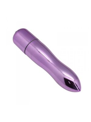 Masażer pocisk mini wibrator mały stymulator 8cm fioletowy - image 2