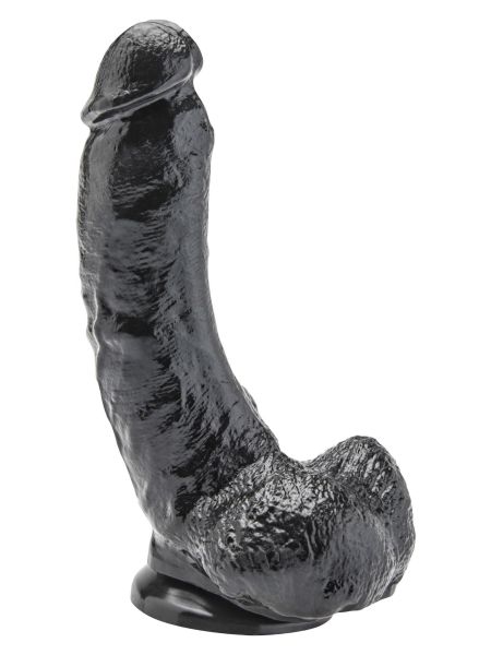 Dildo czarne realistyczny penis przyssawka 20cm - 2