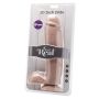 Dildo-COCK 10 INCH W/ BALLS FLESH VIBR. - 4