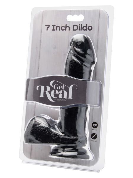 Realistyczny naturalny penis z przyssawką dildo 18cm - 3