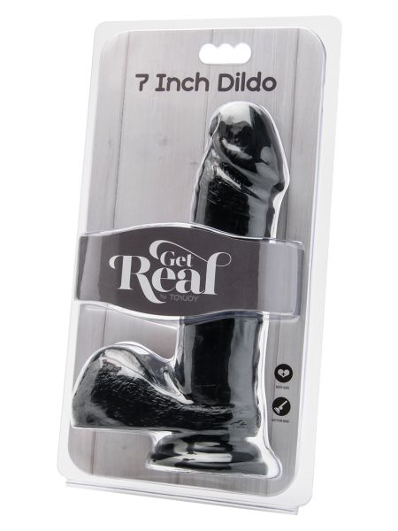Realistyczny naturalny penis z przyssawką dildo 18cm - 4