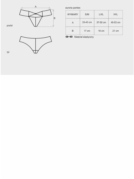Koronkowe erotyczne figi sex bielizna Auroria L/XL - 8