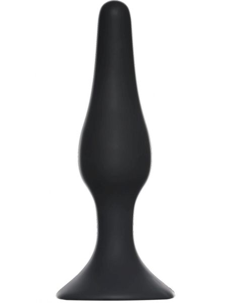 Wtyczka analna plug silikon korek przyssawka 15cm czarny - 2
