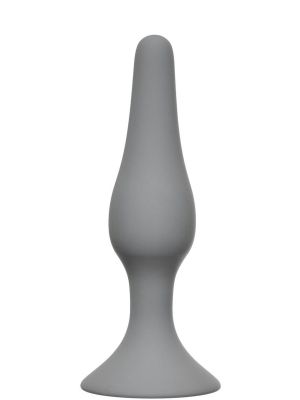 Wtyczka analna plug silikon korek przyssawka 15cm szary - image 2