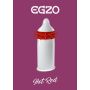 Prezerwatywy stymulujące z wypustkami Egzo Hot Red - 3