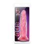 Miękkie różowe dildo penis z mocną przyssawką 17 cm - 2