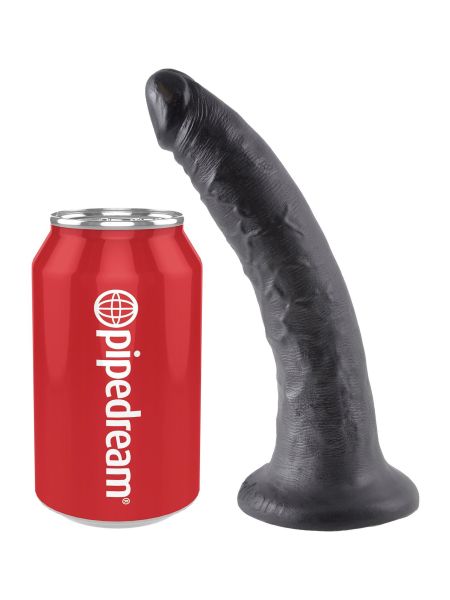 Dildo-COCK 7 INCH BLACK - 6