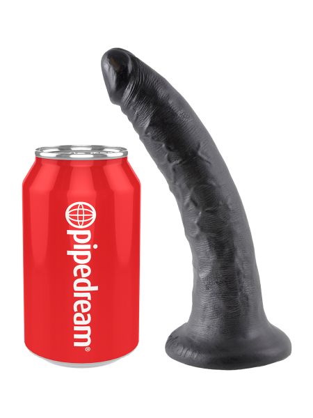 Dildo-COCK 7 INCH BLACK - 5